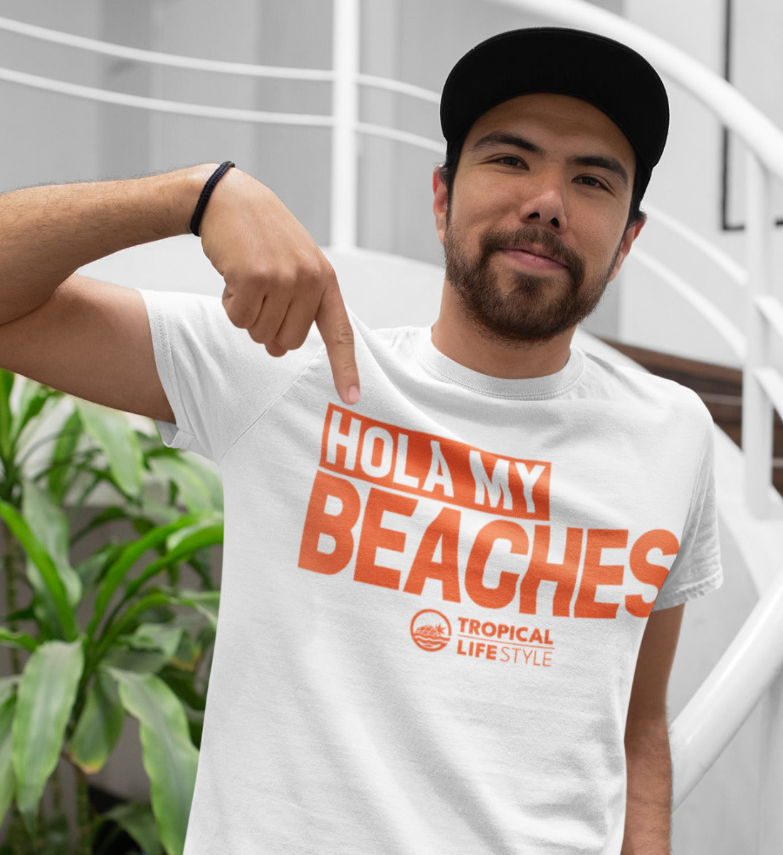 Hola My Beaches - Tropical Lifestyle  - Herren Shirt