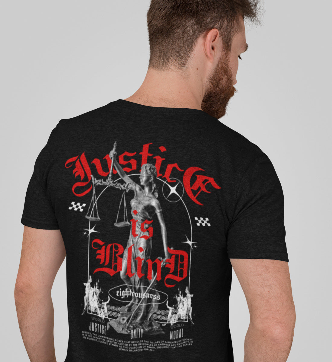 Justice is Blind - Streetwear  - Herren Premiumshirt