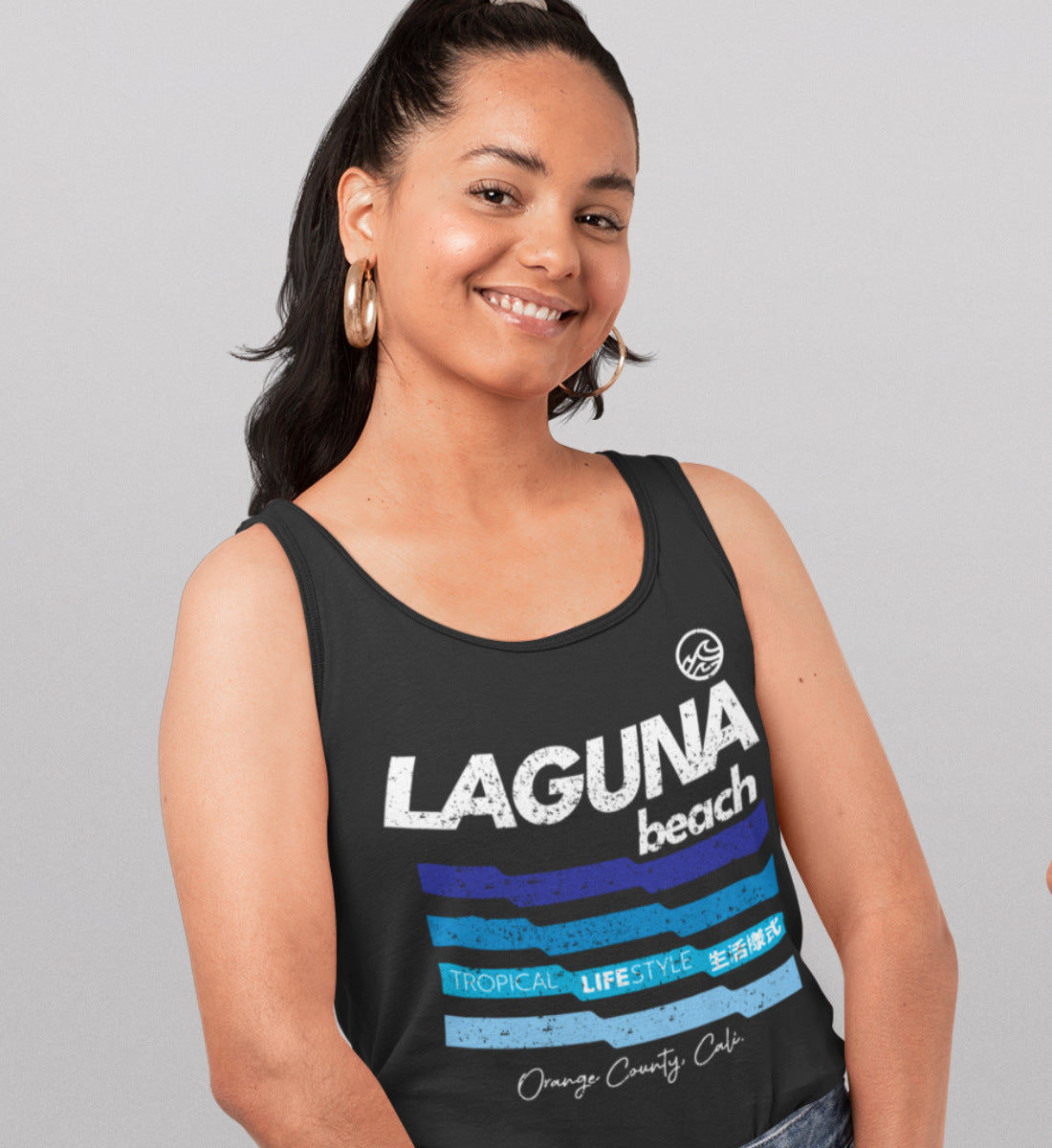 Laguna Beach Tropical Lifestyle  - Damen Premium Organic Tanktop ST/ST