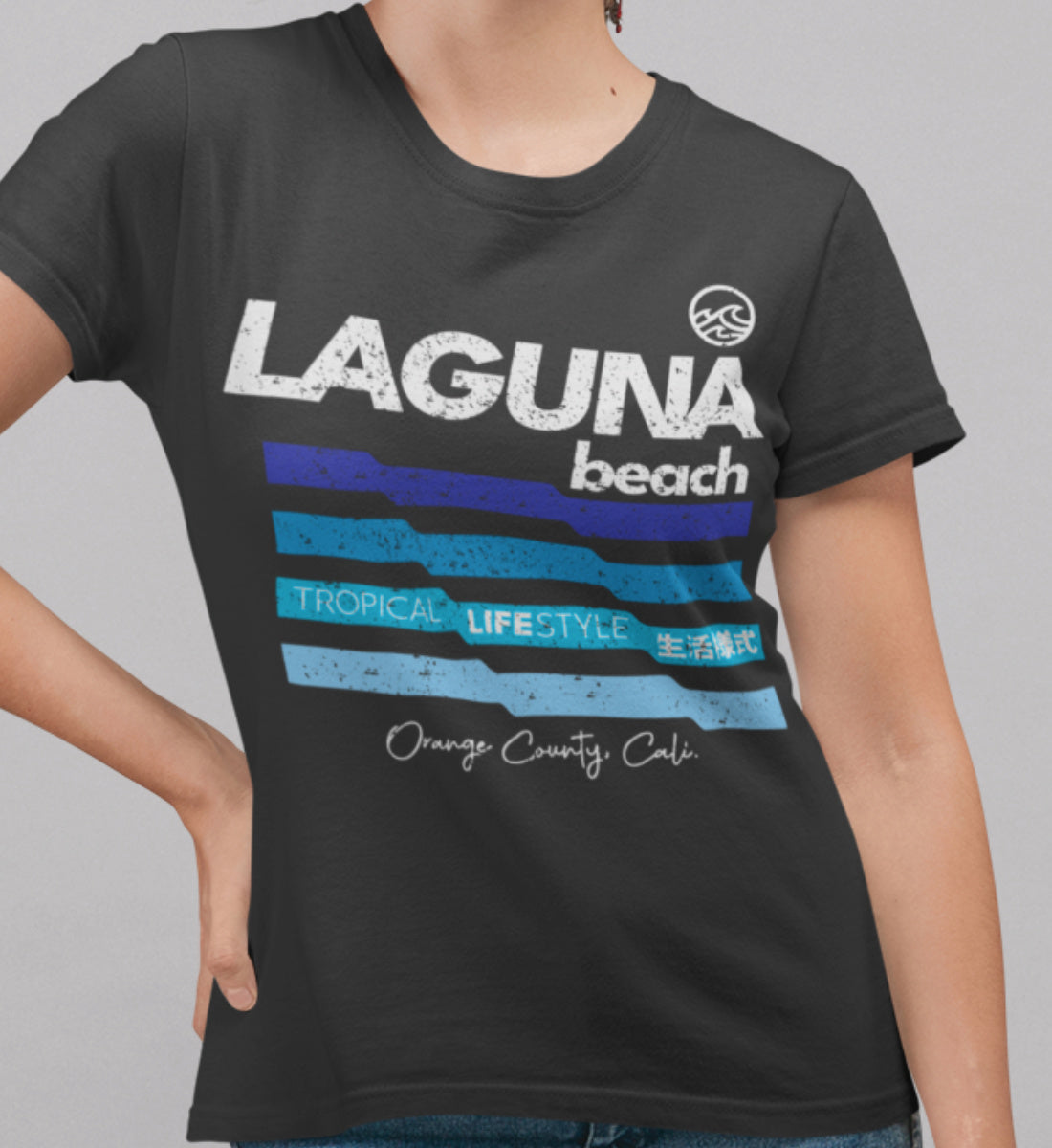 Laguna Beach Tropical Lifestyle  - Damenshirt