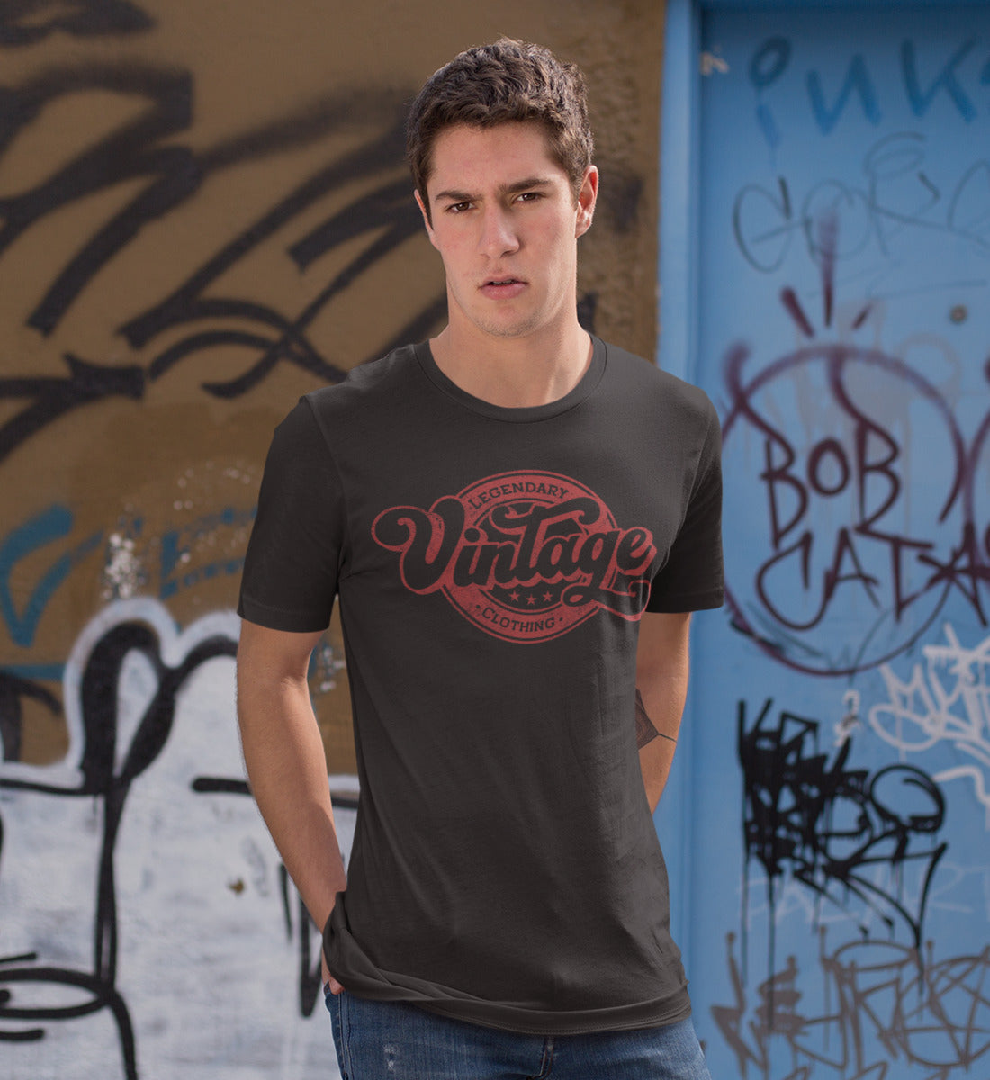 Legendary Vintage Denim Clothing  - Herren Premium Organic Shirt