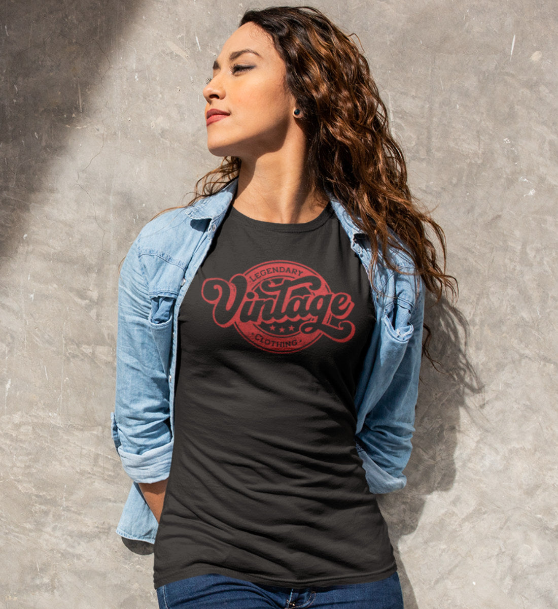 Legendary Vintage Denim Clothing  - Damen Premium Organic Shirt