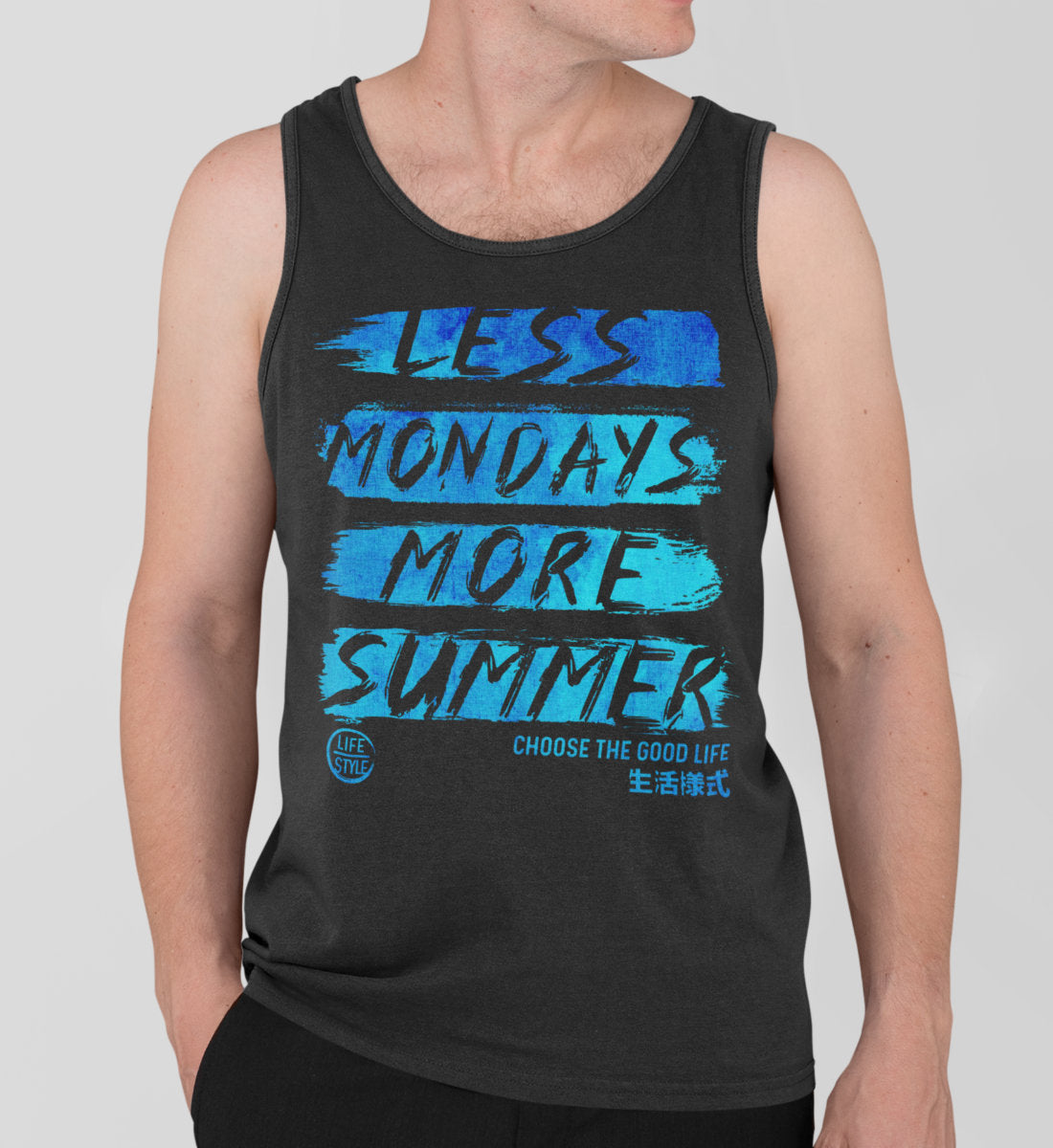 Less Mondays More Summer Lifestyle  - Herren Tanktop