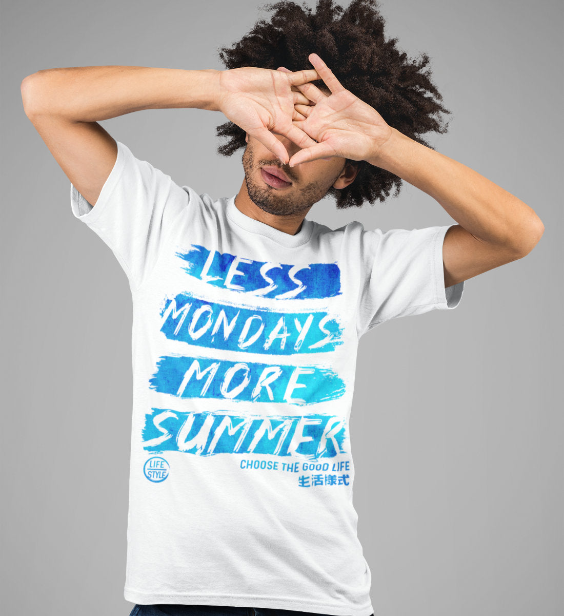 Less Mondays More Summer Lifestyle  - Herren Shirt