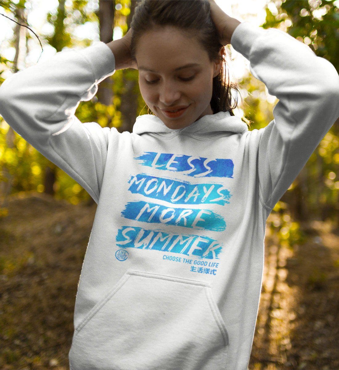 Less Mondays More Summer Lifestyle  - Unisex Organic Hoodie