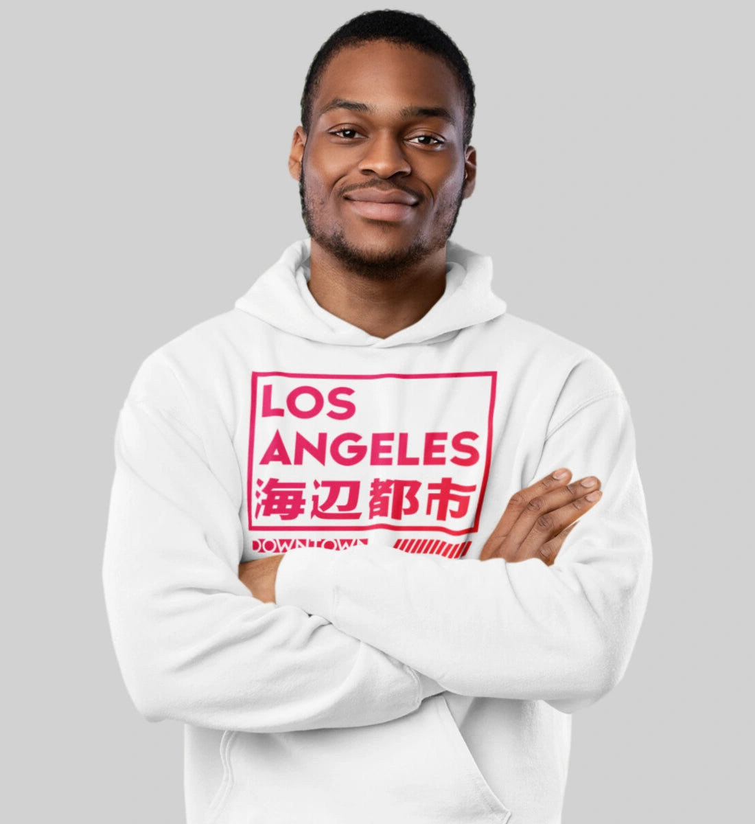 Los Angeles Downtown California  - Unisex Organic Hoodie