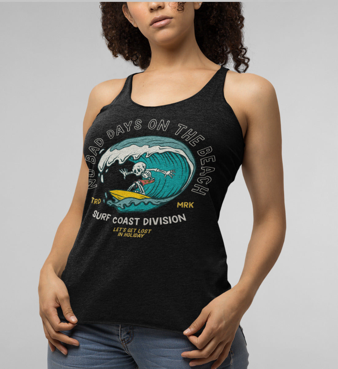 No Bad Days On The Beach - Frauen Tanktop