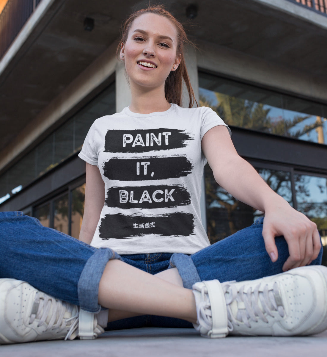 Paint It Black  - Damen Premium Organic Shirt