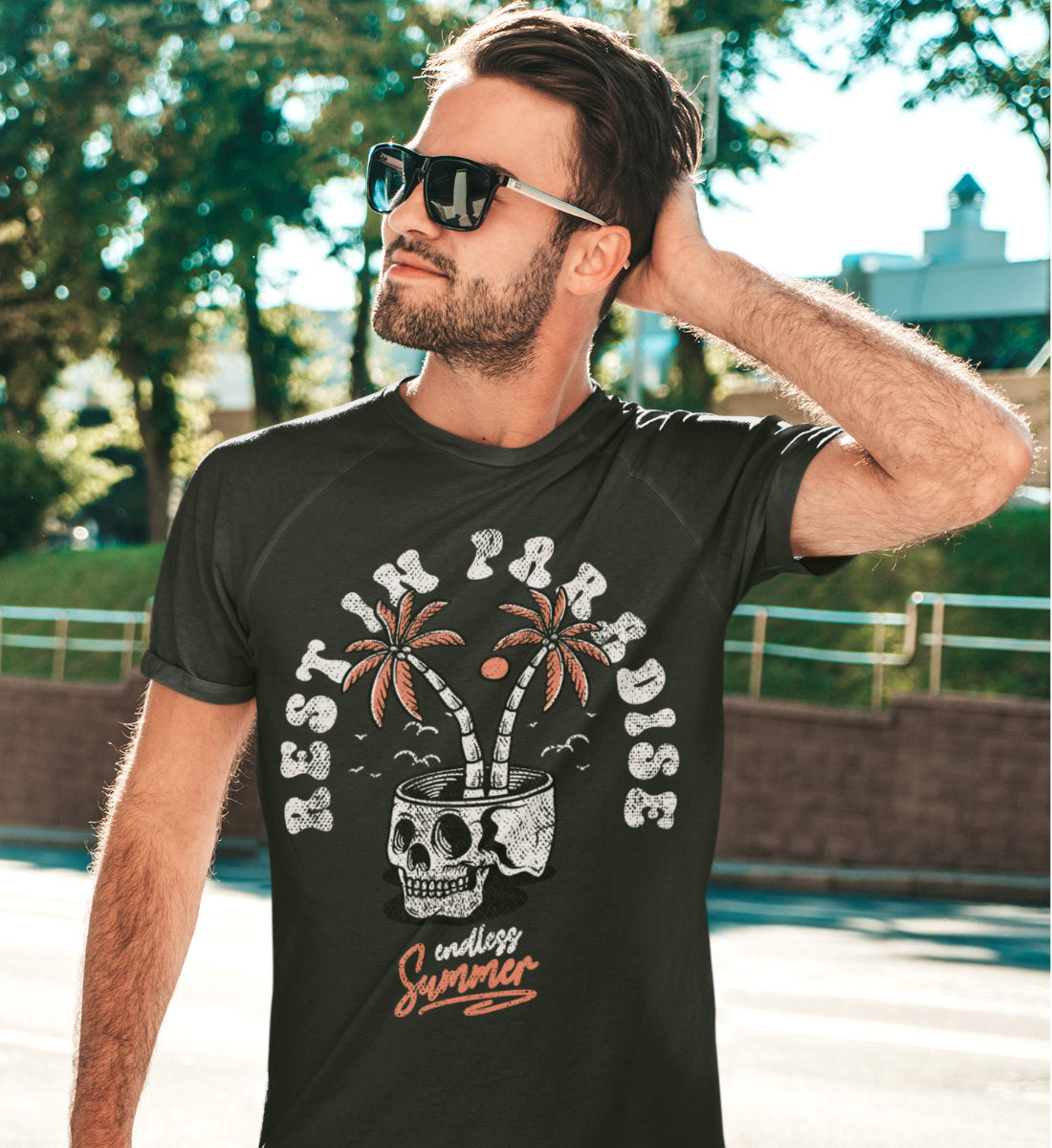 Rest In Paradise - Endless Summer  - Herren Premium Organic Shirt