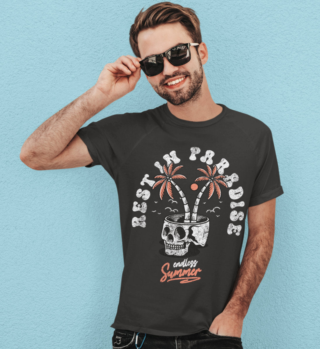 Rest In Paradise - Endless Summer  - Herren Premium Organic Shirt