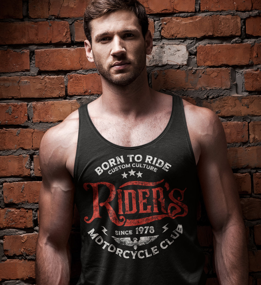 Rider's Motorcycle Club - Born to Ride  - Herren Tanktop