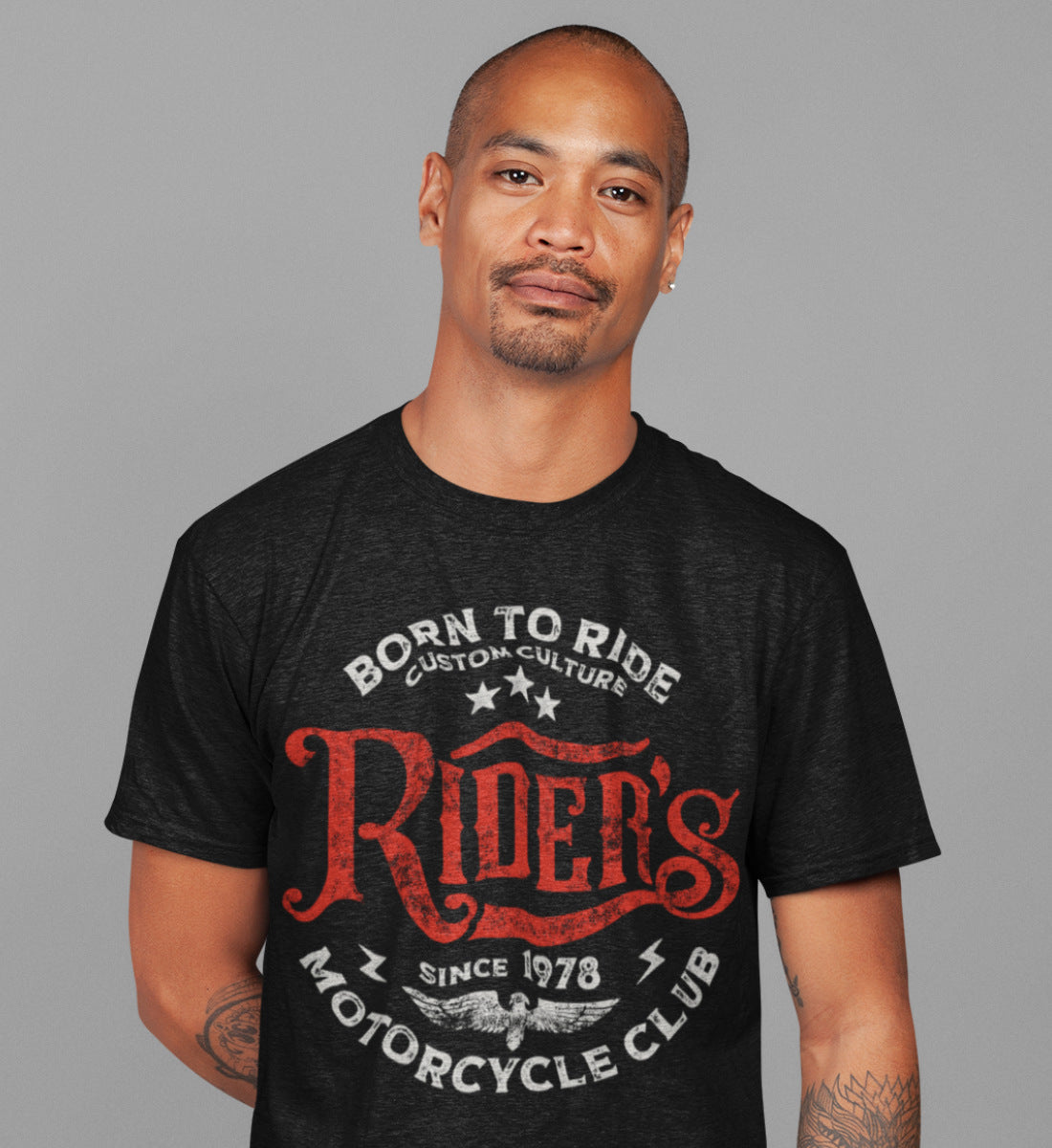 Rider's Motorcycle Club - Born to Ride  - Herren Shirt