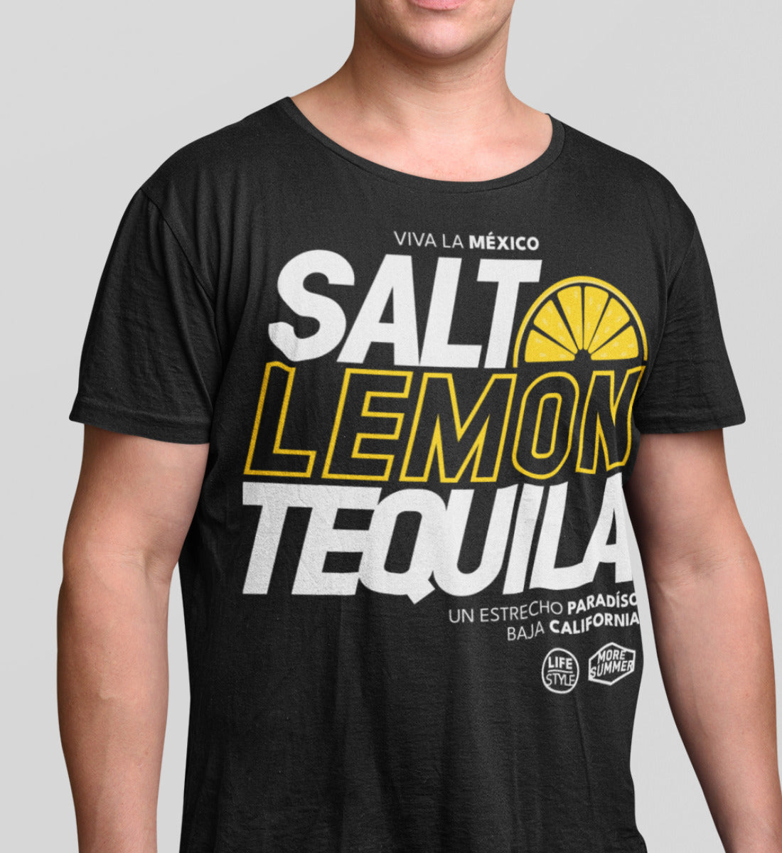 Salt Lemon Tequila Viva La Mexico  - Herren Shirt