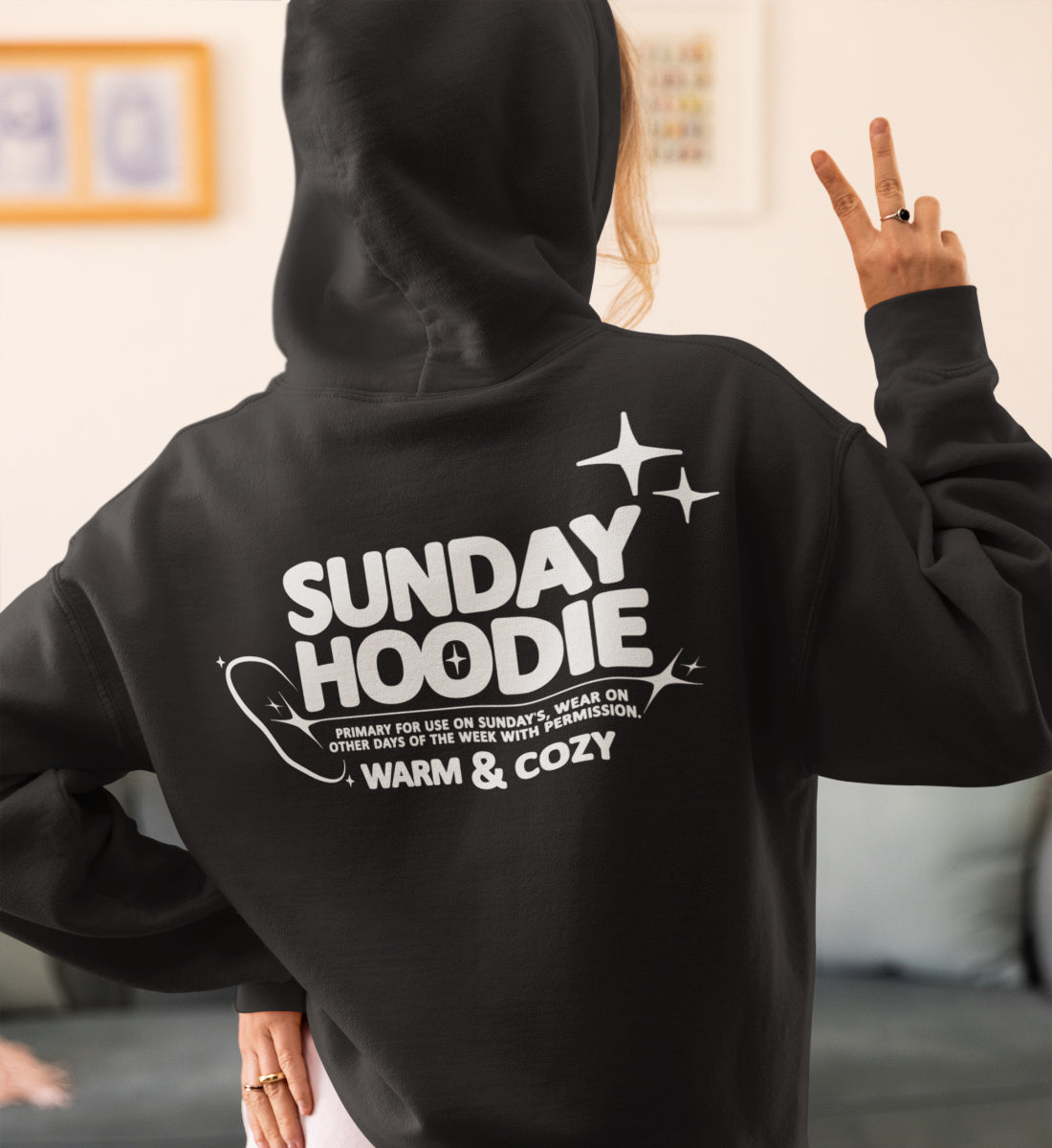 Sunday Hoodie - Warm & Cozy - Streetwear  - Unisex Premium Organic Hoodie 2.0 ST/ST