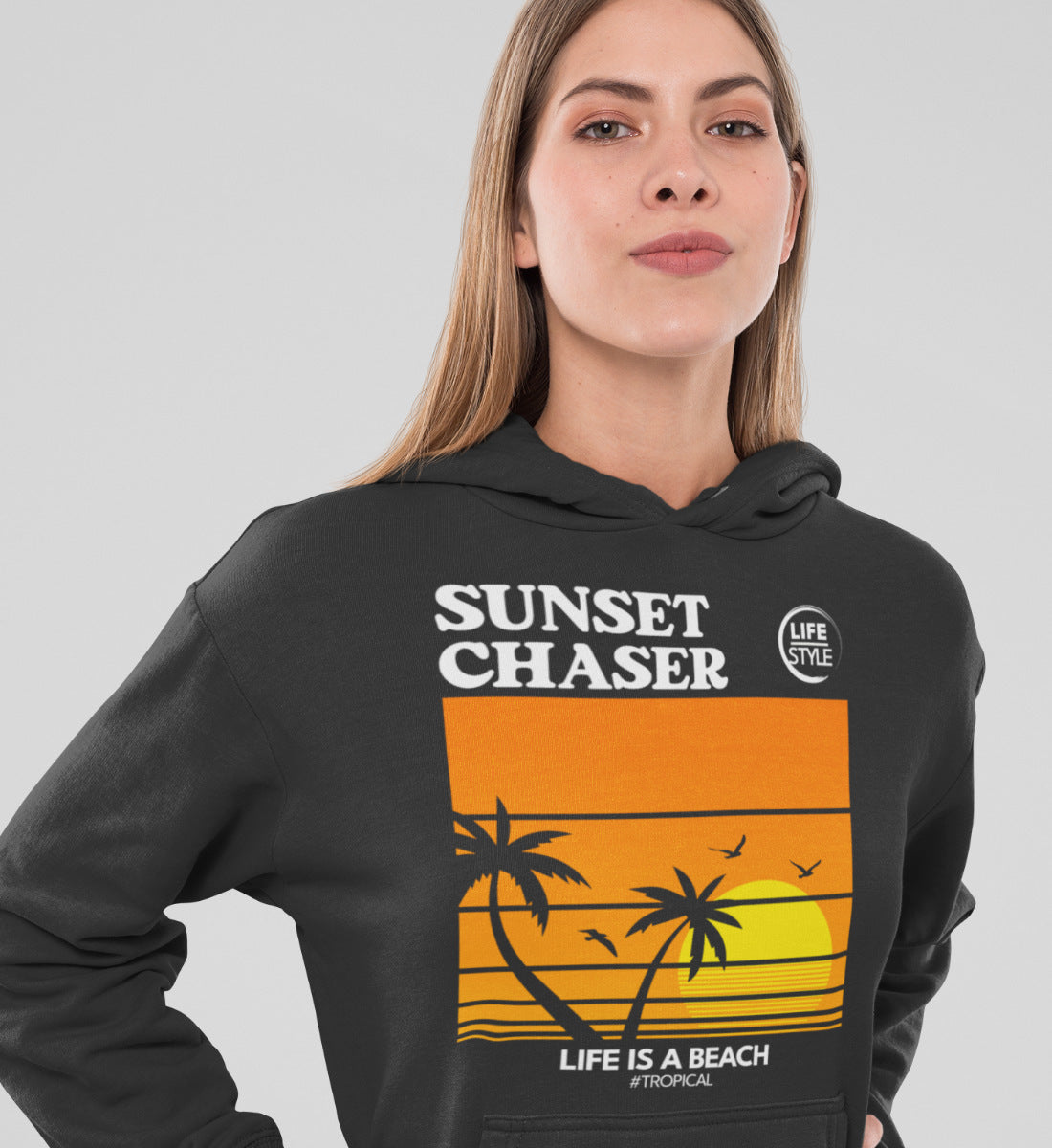 Sunset Chaser   - Damen Organic Hoodie ST/ST