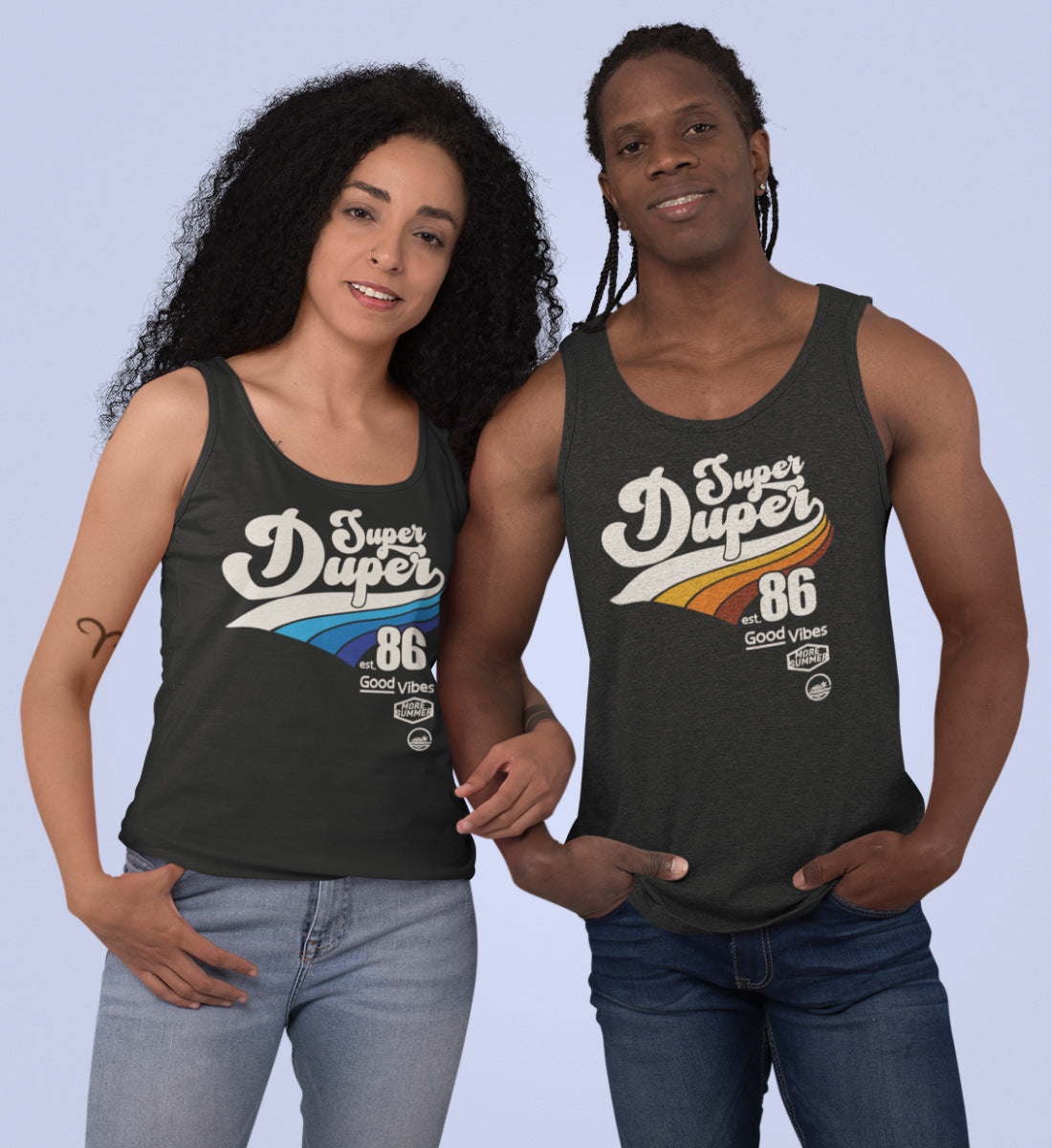 Super Duper Good Vibes  - Herren Tanktop