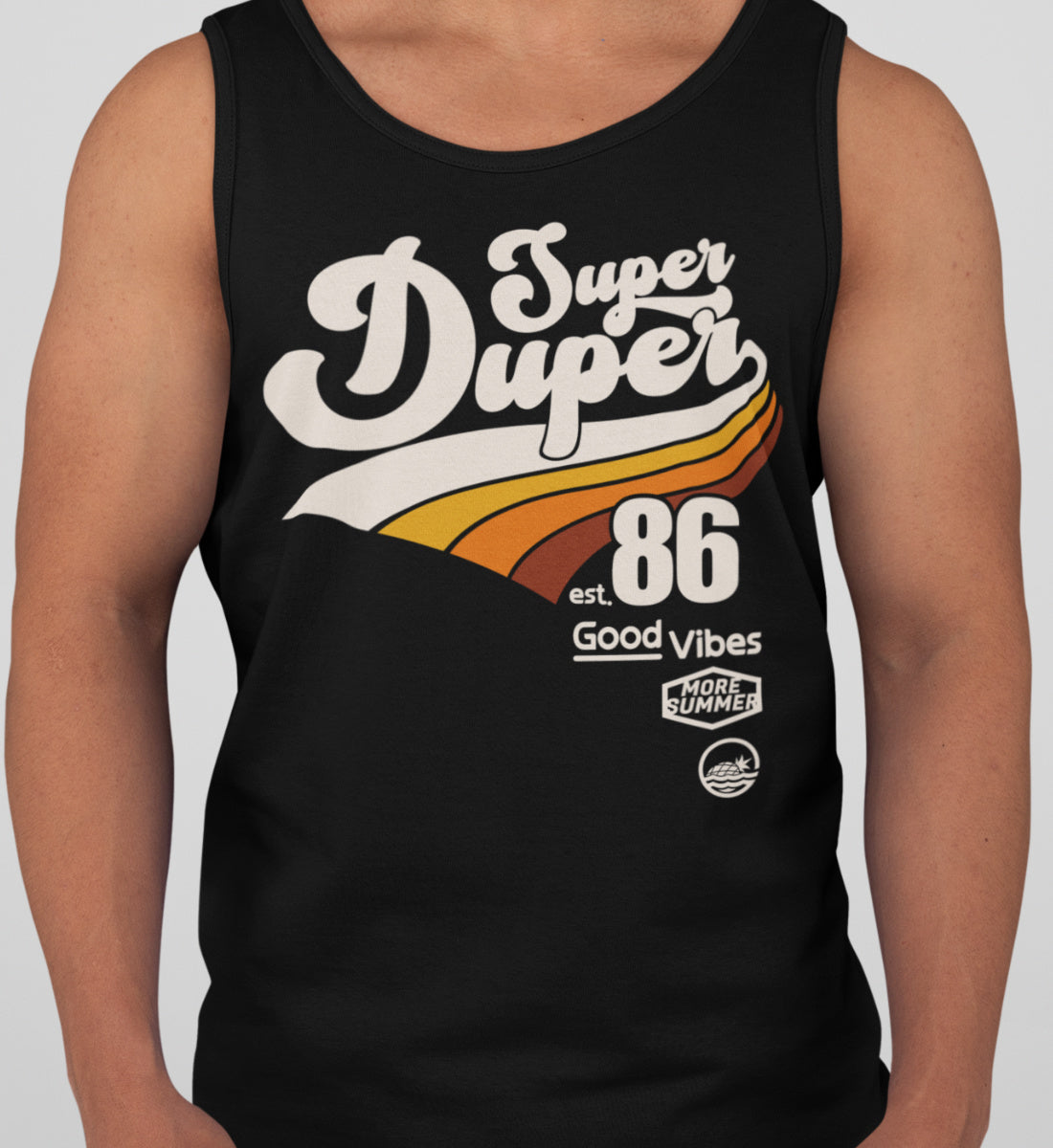 Super Duper Good Vibes  - Herren Tanktop