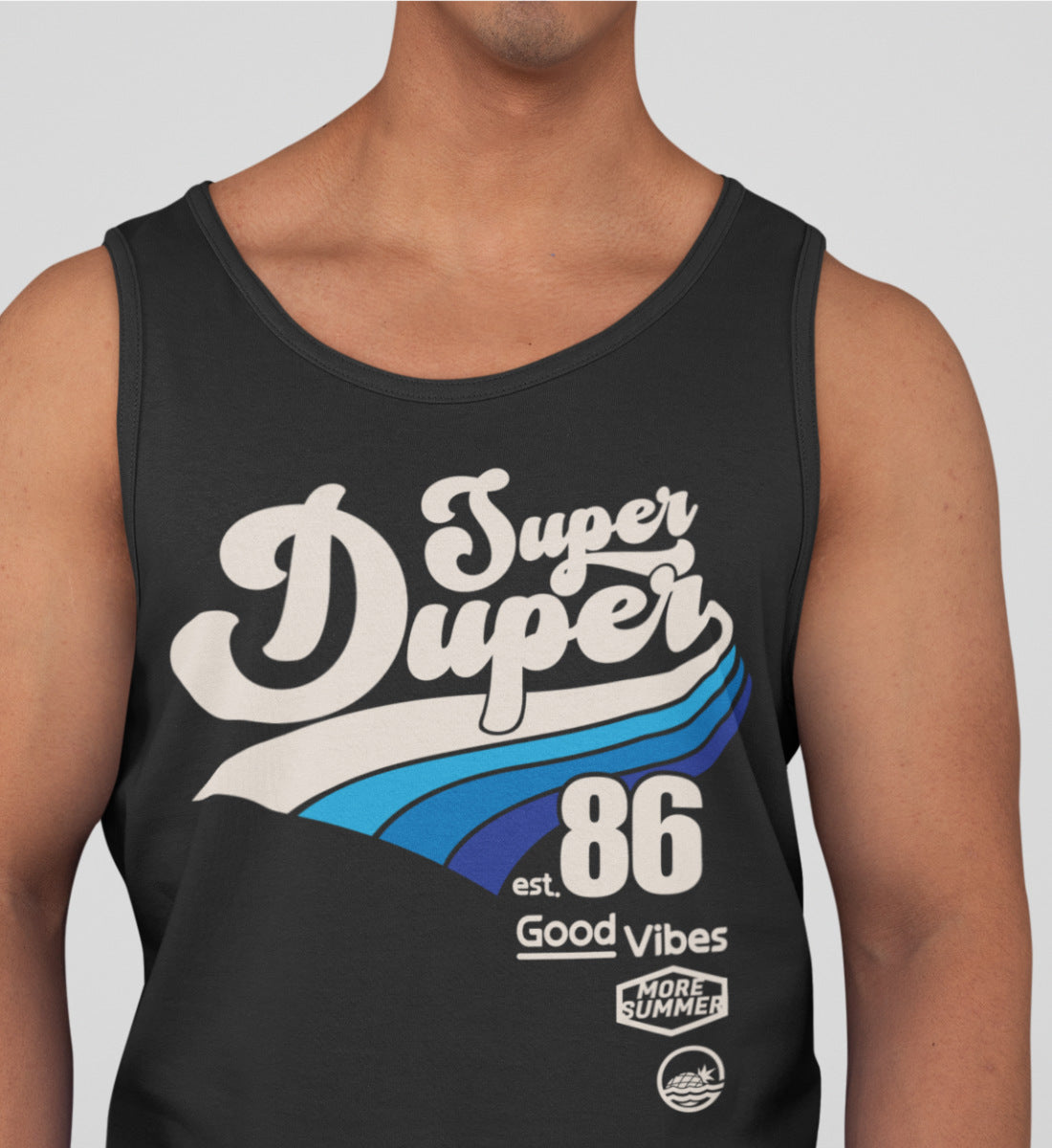 Super Duper Good Vibes  - Herren Tanktop