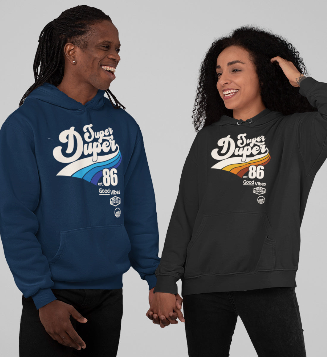 Super Duper Good Vibes  - Unisex Organic Hoodie