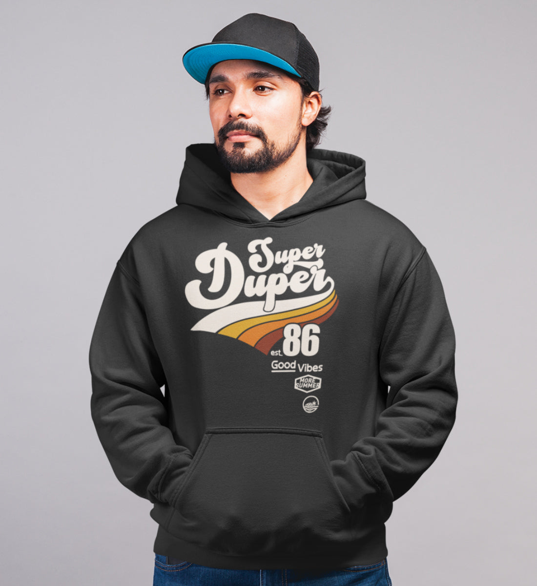 Super Duper Good Vibes  - Unisex Organic Hoodie