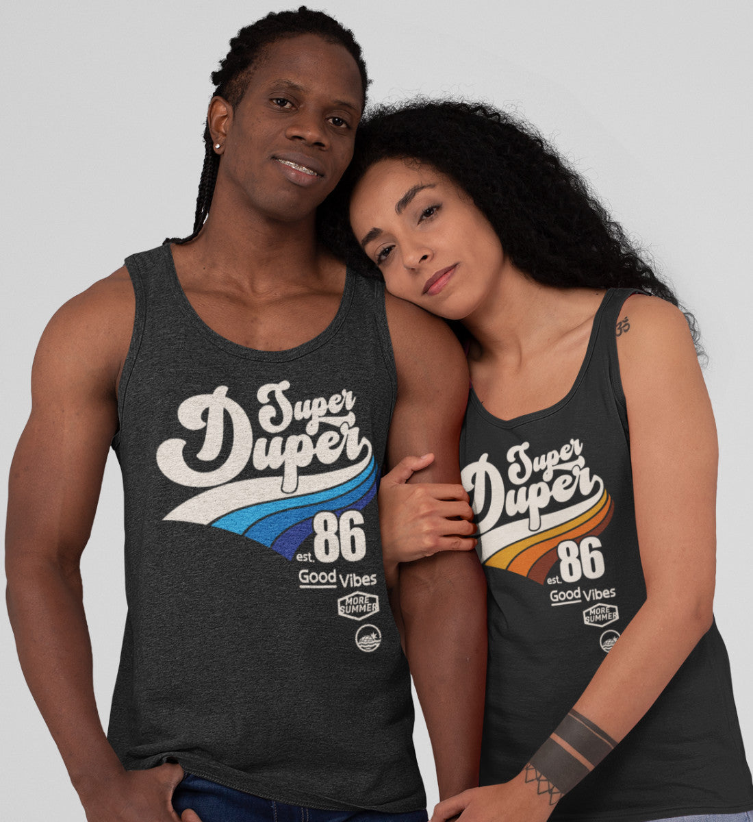 Super Duper Good Vibes  - Damen Premium Organic Tanktop ST/ST