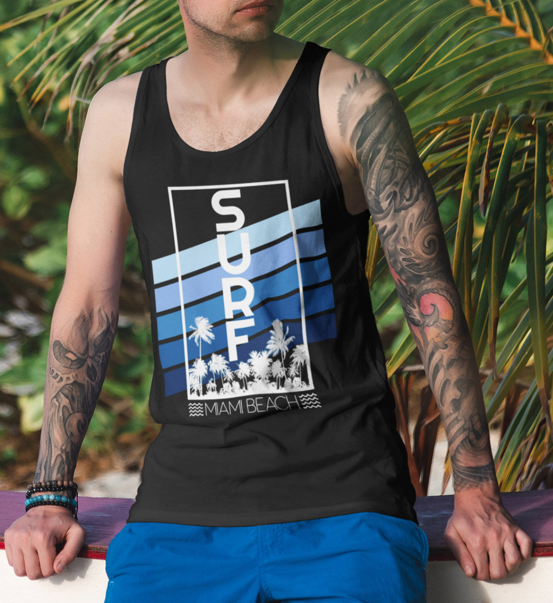 Surf Miami Beach  - Herren Tanktop