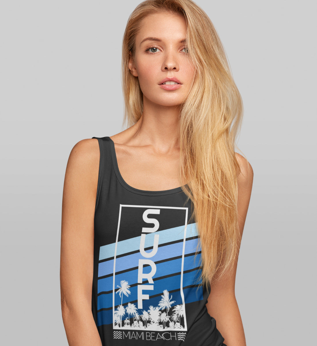 Surf Miami Beach  - Damen Premium Organic Tanktop ST/ST