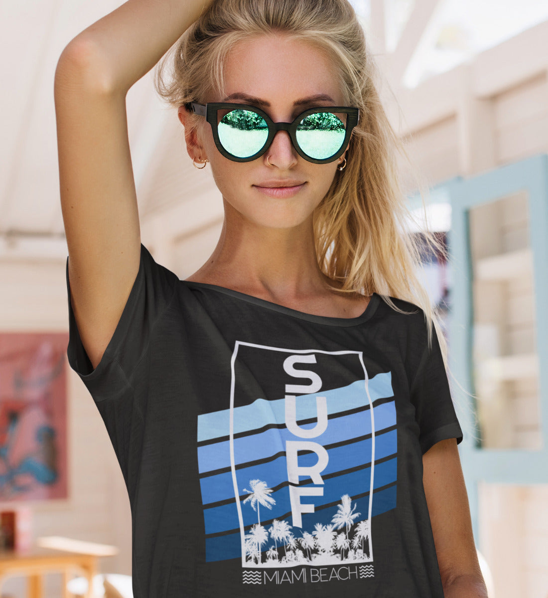 Surf Miami Beach  - Damenshirt