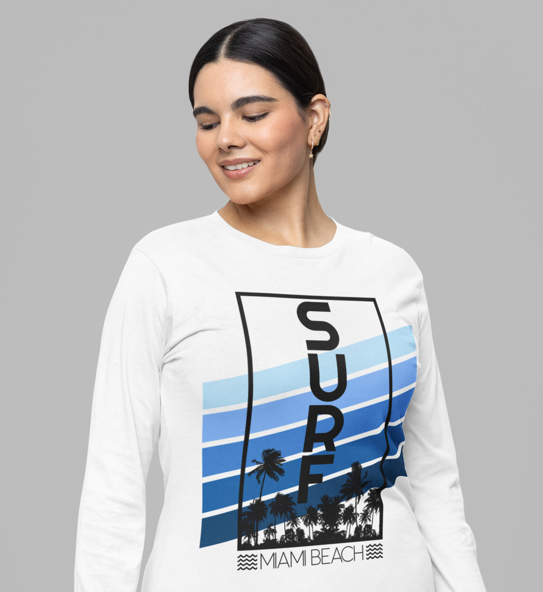 Surf Miami Beach  - Unisex Organic Sweatshirt ST/ST