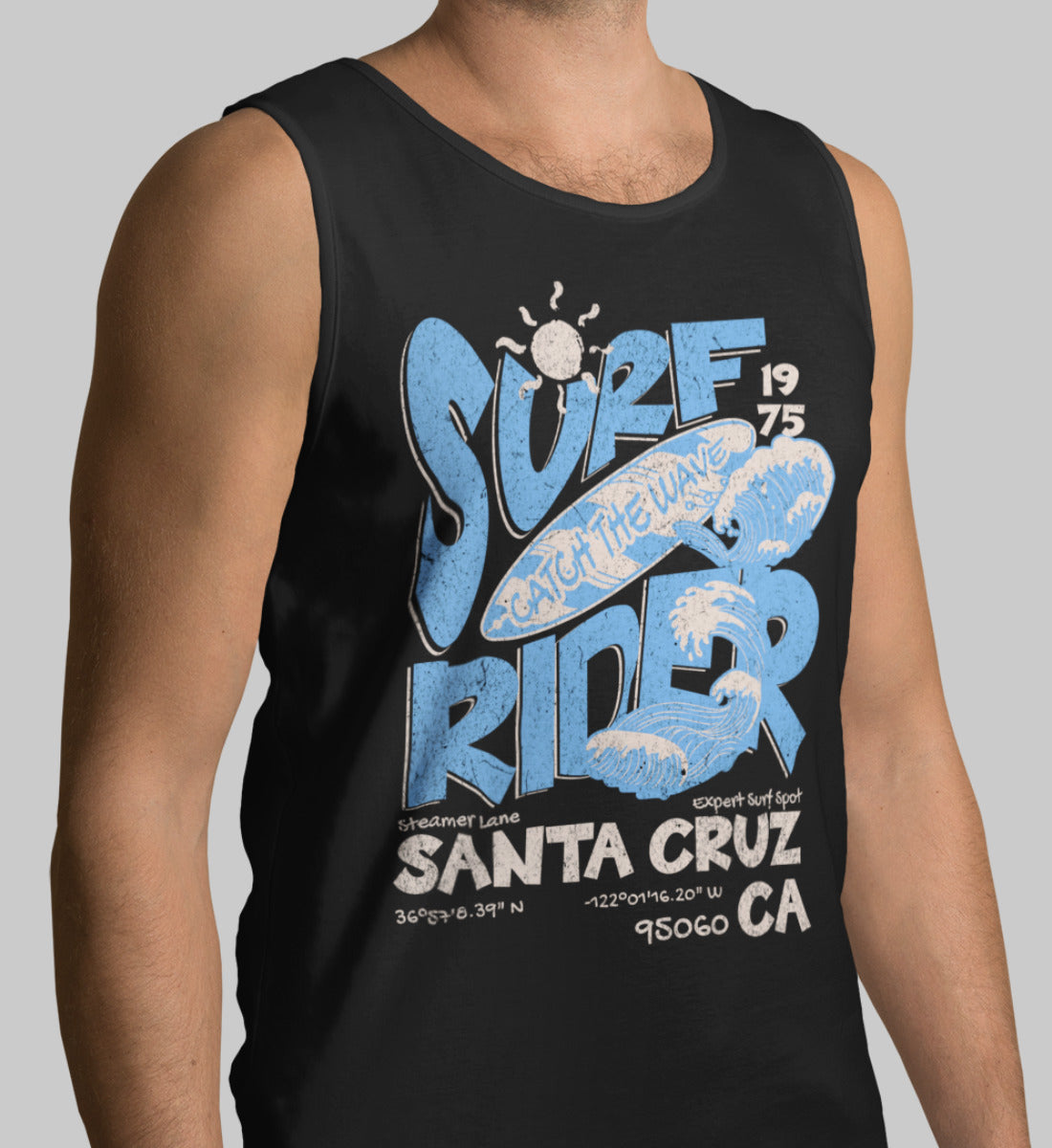 Surf Rider Santa Cruz California  - Herren Tanktop