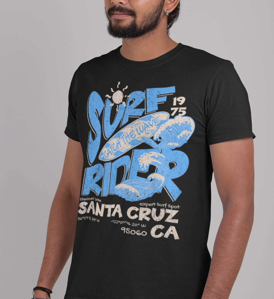 Surf Rider Santa Cruz California  - Herren Shirt