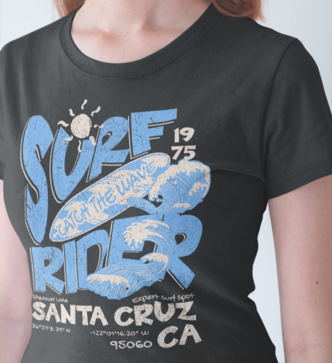 Surf Rider Santa Cruz California  - Damen Premium Organic Shirt