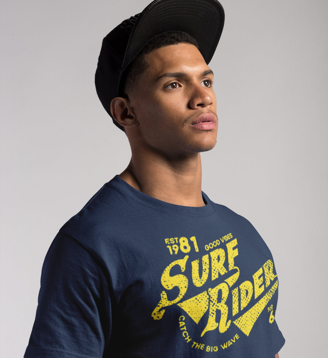 Surf Rider - Catch The Big Wave  - Herren Premium Organic Shirt