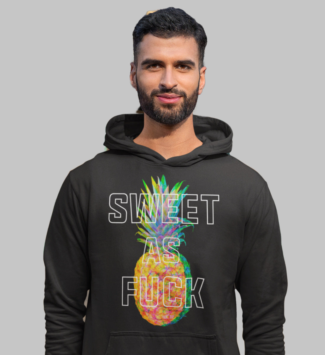 Sweet as Fuck Pineapple  - Unisex Organic Hoodie