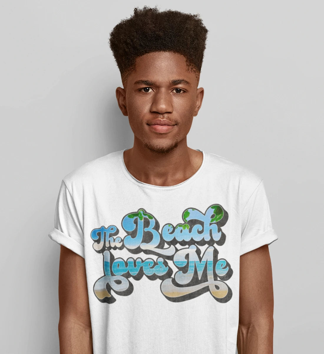 The Beach Loves Me  - Herren Premium Organic Shirt