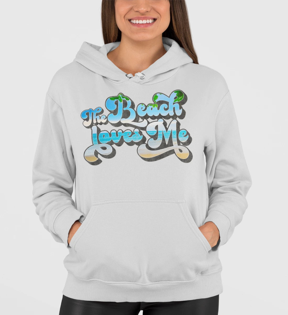 The Beach Loves Me  - Unisex Organic Hoodie