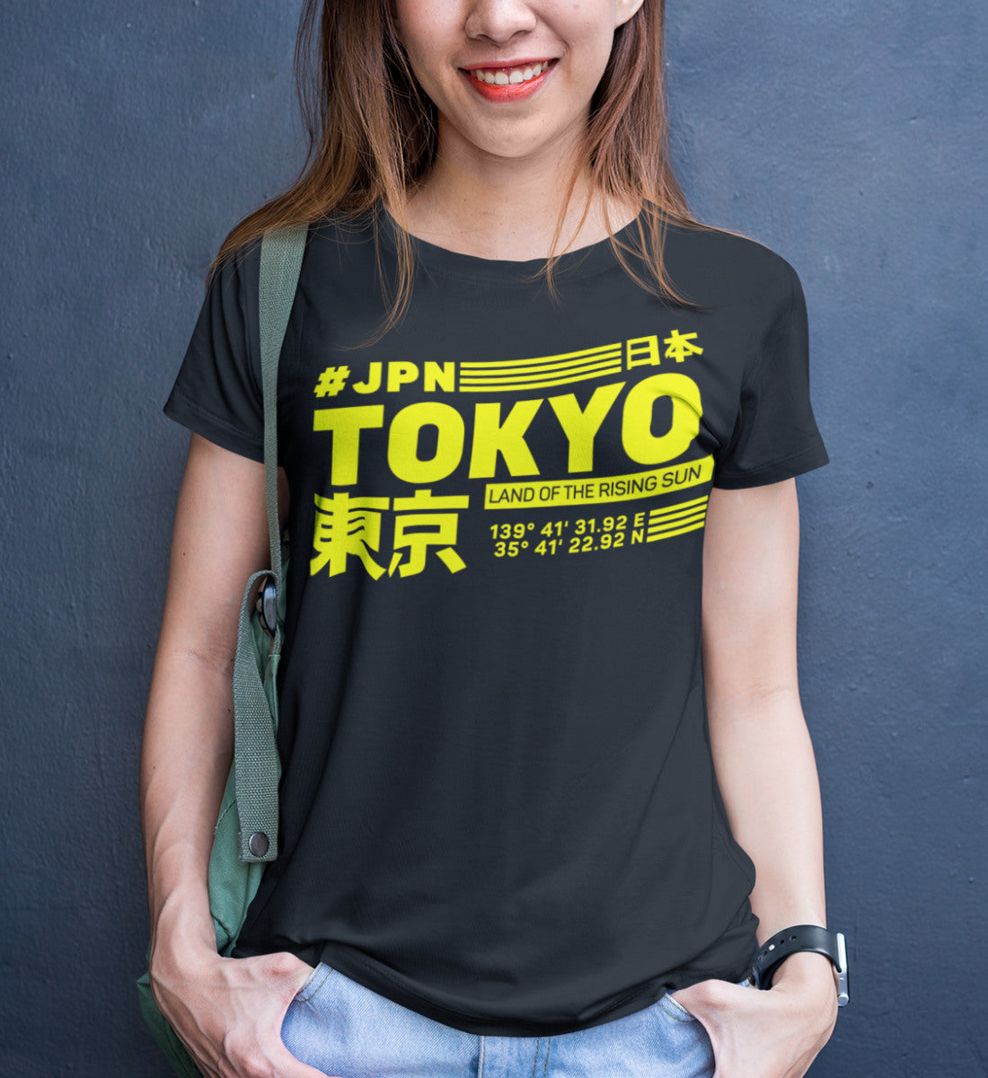 Tokyo Japan land of the rising sun  - Damenshirt