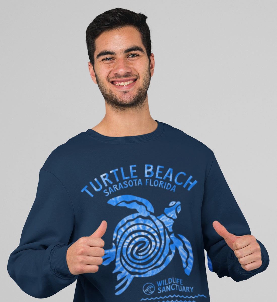 Turtle Beach Sarasota Florida Wildlife Sanctuary  - Unisex Organic Sweatshirt ST/ST