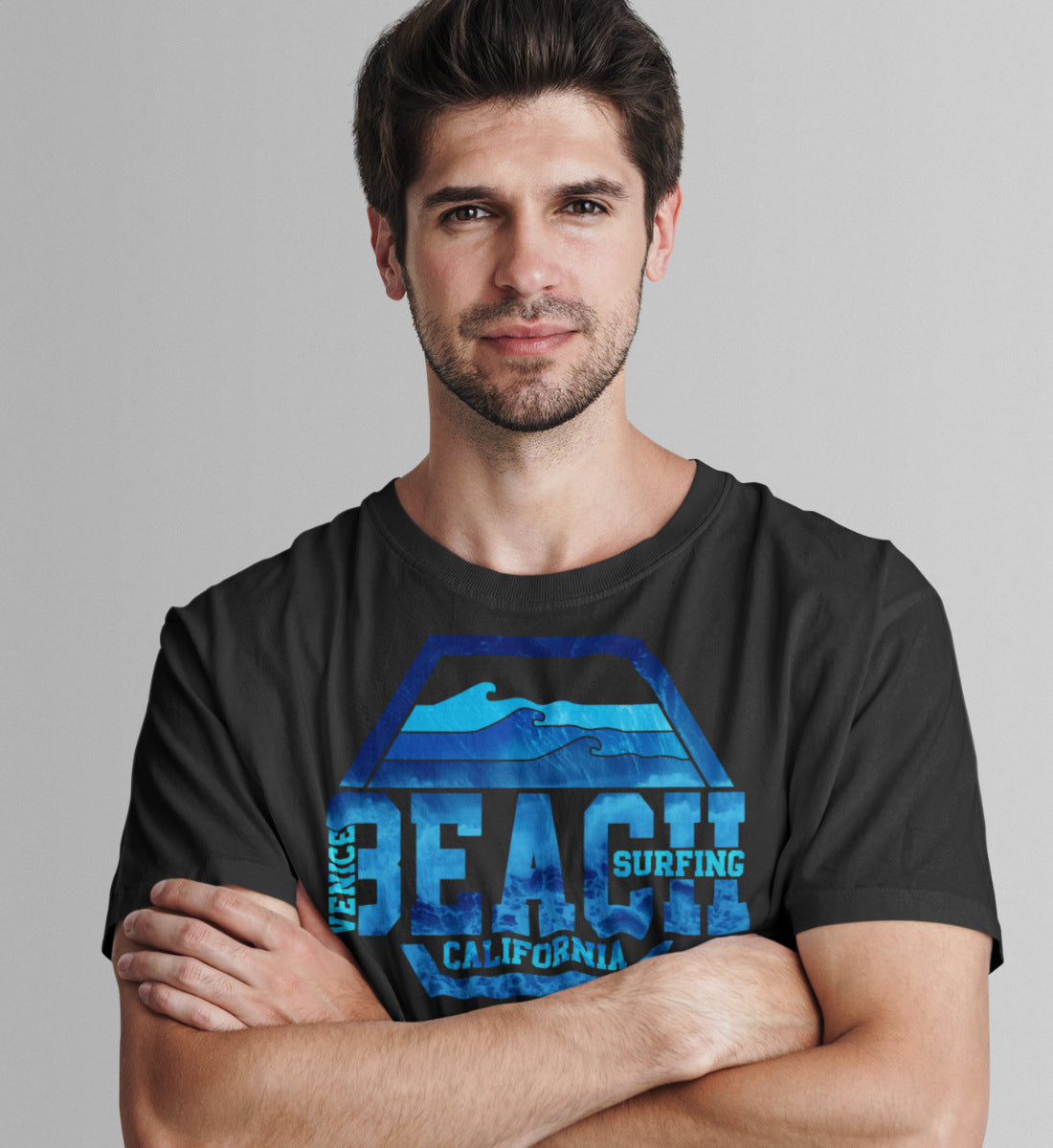 Venice Beach Surfing California  - Herren Shirt