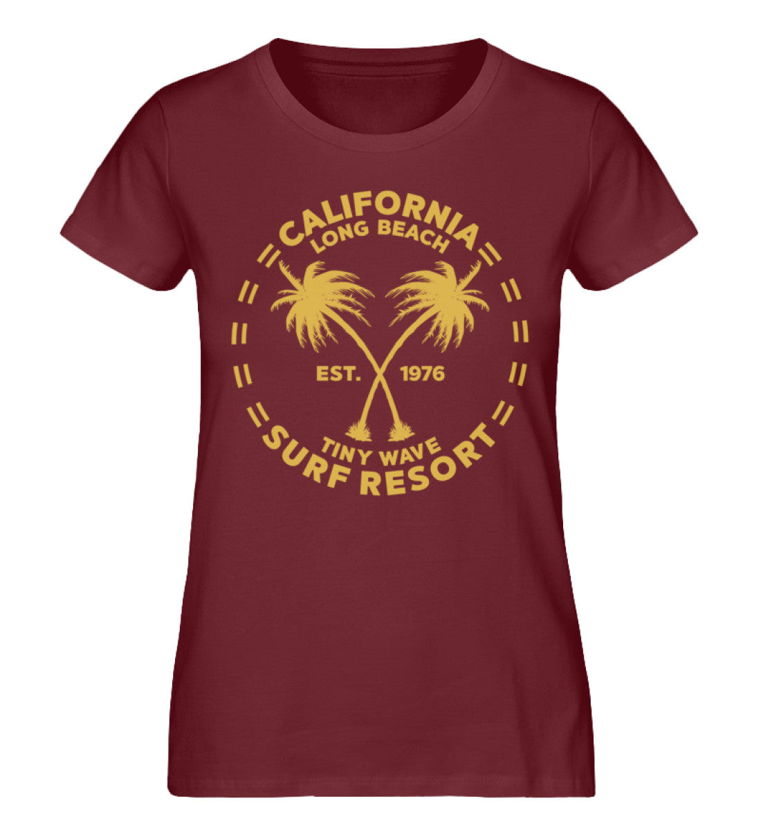 California Long Beach - Tiny Wave Surf Resort  - Damen Premium Organic Shirt