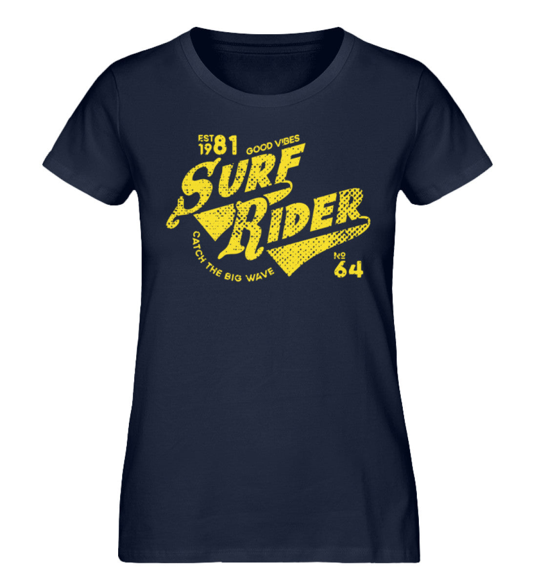 Surf Rider - Catch The Big Wave  - Damen Premium Organic Shirt